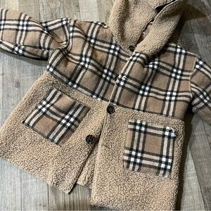 Kids Burberry print sweater